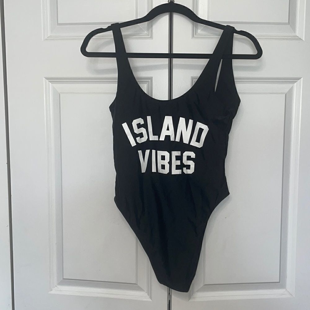 Island Vibes one piece bathing suit